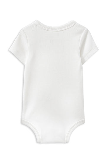Milky - White Rib Bubbysuit